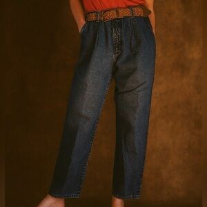 Vintage 1980’s Lee Ultra High Rise Mom Denim Pleat Jeans Sz 12 Stranger Things